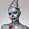 Professional Face Body Paint Oil 12 Colors Halloween Art Party Fancy Make Up Set with 10 Blue Brushes,Light